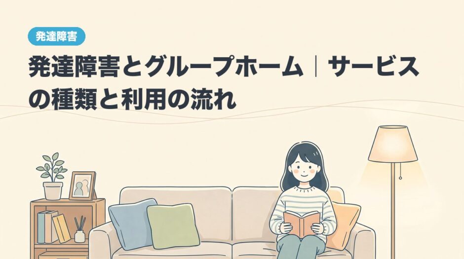発達障害とグループホーム｜サービスの種類と利用の流れのアイキャッチ画像