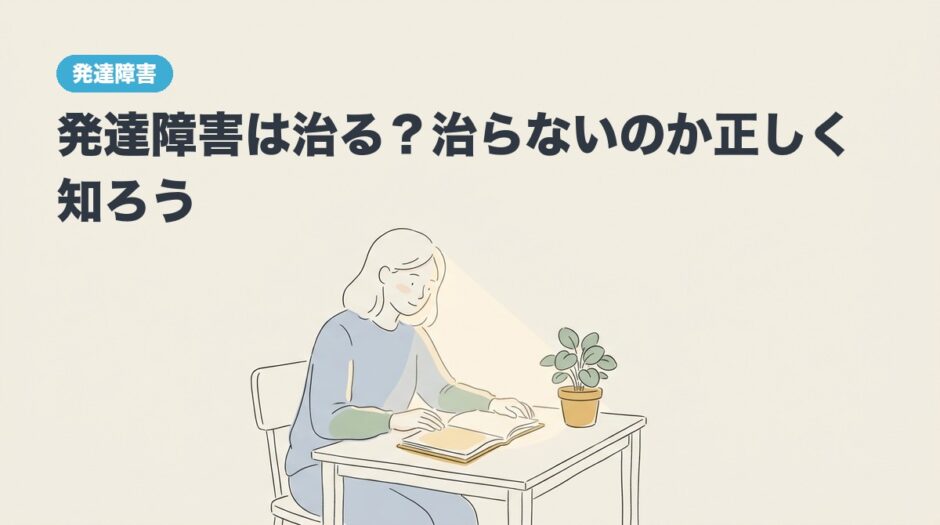 発達障害は治る？治らないのか正しく知ろうのアイキャッチ画像